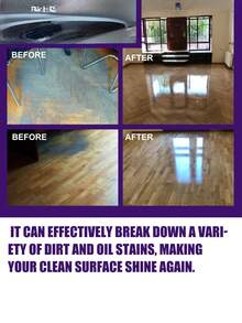 木地板清洁剂 - 家用木地板增亮、去污、除油清洁液