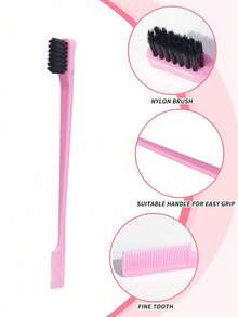 9pcs Hair Styling Tool, Braided Comb, De Braided Comb, Stainless Steel Mouse Tail Comb, Hair Clip, Suitable For Wet Or Dry Hair Styling, Salon Or Home Use