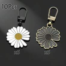 3/8/10pcs Zipper Replacement Kits, Detachable Metal Zipper Pulls For Jackets, Backpacks, Denim Jeans, Luggage, Handbags - Multicolor - View 24