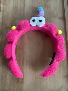 1 pieza Diadema con diseño de ojos grandes y expresivos de dibujos animados, accesorio de cabeza para otoño/invierno, banda para el cabello, máscara facial de dibujos animados para mujer, accesorios para el cabello, regalo perfecto para amigas, a juego con atuendos. - Multicolor - Ver 7