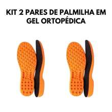 Kit Of 2 Pairs Of Anti-Impact Silicone Orthopedic Gel Insoles For Sneakers. - Naranja - Ver 11