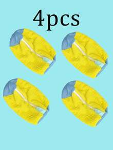 1个高效洗鞋袋 - 圆形涤纶拉链保护袋，可机洗，适用于鞋子、洗衣袋、拉链鞋袋，耐用拉链封口，鞋袋、洗衣袋，可重复使用（黄色、灰色） - 黃色 - 查看 12