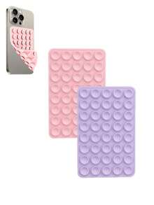 1pc, 40pcs Classic Silicone Suction Cup Double-Sided Handheld Selfie Stick And Stand, Multi-Functional Sticky Phone Holder, Reusable Sticky Pad For Phone Stand Or Grip, For Selfie, Video Etc. - Easy Stick, Easy Clean, Compatible With IPhone And Android - Ideal For Shower, Video Recording And Photography Compatible With IPhone, Android Phone, Gift For Birthday, Family, Friends Gifts Birthday Bathroom Phone Accessories Sticky Stand - Multicolor - View 45