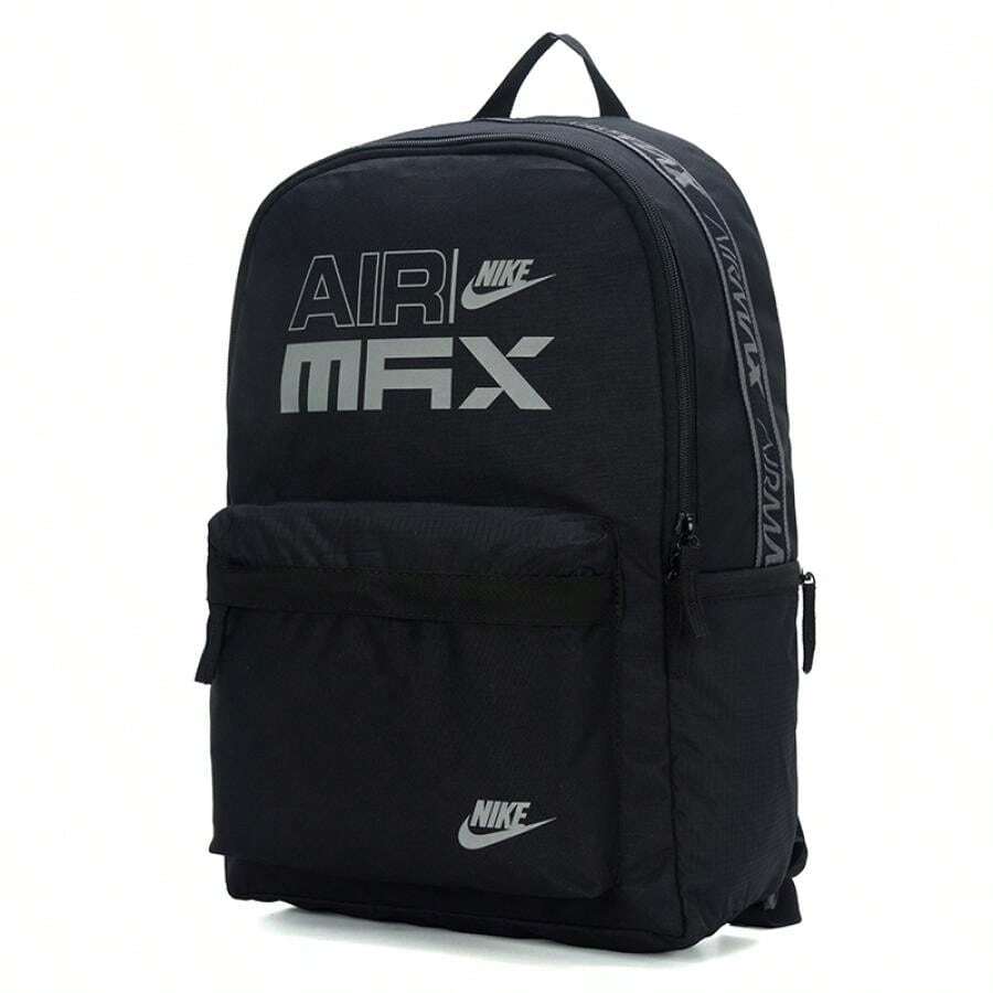Nike NK HERITAGE BKPK - AIRMAX SP26 Ba lô thể thao du lịch ngoài trời unisex, thích hợp sử dụng hàng ngày và cho học sinh, IM7436-010 - Đen/Đen/Bạc - Xem 1