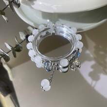 1 件星月手链，空心星星和月亮吊坠首饰，多种颜色可选，适合男士和女士，是送给朋友和情侣的理想礼物，适合约会、日常佩戴和派对 - 星空之月手鍊 - 查看 25