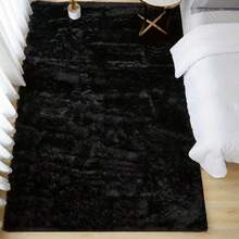 Decorative Rug 200x150cm, Living Room Rug, Super Soft Home Rug - 黑色 - 查看 3