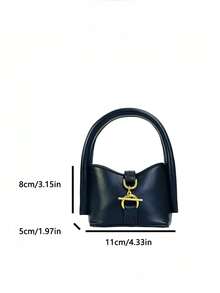 This Stylish And Beautiful Korean-Style Mini Handbag/Coin Purse Is Versatile And Features A Buckle Closure. It Meets Basic Storage Needs And Comes In Various Colors. Perfect For Teen Girls, It's Suitable For Travel, As A Fashion Accessory, Or For Everyday Use. It Also Makes An Ideal Holiday Gift For Friends. - Mini Handbag - View 11