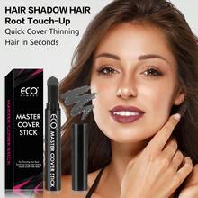 2pcs Hair Regrowth Powder Stick, Instantly Cover Roots (Black), Waterproof Root Concealer, Suitable For Sparse Roots, Long-Lasting Quick Coverage, Unisex Hair Powder Stick - Black - View 2