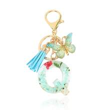 1pc Handmade Crystal Resin Butterfly & Letter Keychain, Tassel Keyring, Small Gift For Wedding, Birthday, Baby Shower, Travel Souvenir, Graduation, Housewarming, Party (5 Styles Available) - Multicolor - View 62