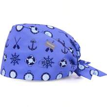 Kousenpu Scrub Caps For Men Adjustable Surgical Cap Breathable Medical Hat For Doctors Nurses And Healthcare Professionals - Multicolor Ocean Theme - View 1
