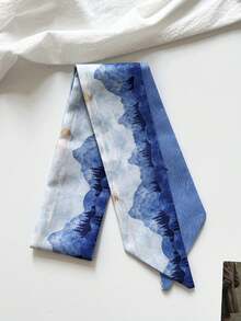 Set de 8 piezas de pañuelos de pelo con lazo francés de colores múltiples para mujeres, accesorios de moda versátiles y vintage adecuados para uso diario - Multicolor - Ver 9