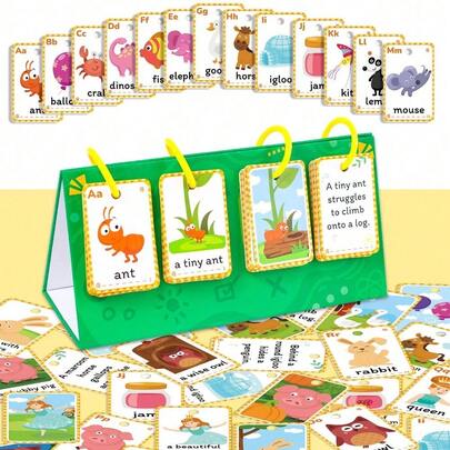 104pcs Cards Sentence Building Toy For Kids, Speech Learn To Read For Classroom, Phonics Reading Learning Games, Special Educational Toy For Homeschool Supplies Flashcards