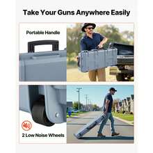 Gun Sleeve - 41,02 * 13,86 * 5,2 Zoll Grau - Görünüm 7