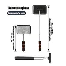 1pc Multi-Functional Car Rear View Mirror Extendable Windshield Wiper, Rain Scraper, Windshield Cleaning Brush - Multicolor - View 28