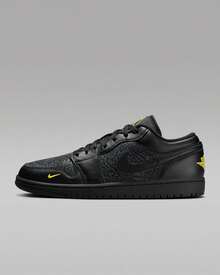 Jordan 1 Low Black Elephant Print IM6568-010 - màu đen - Xem 3