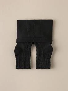 2条装女童纯色爱心打底裤，休闲百搭蝴蝶结紧身裤/修身裤，适合日常穿着