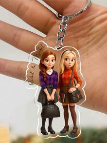 Custom Action Figure Portrait,Personalized Digital Portrait Art,Custom Photo To Cartoon Acrylic Plaque ,Custom Photo To Cartoon Acrylic Keychain ,Customized Name Ornament, Wedding Keepsake, Personalized Keepsake, Anniversary Gift, Perfect Keepsake For Specia. - C-cartoonized Name Accessories - View 10