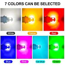 10pcs T10 5730 8SMD LED Car Interior Lights, 12V White CANBUS Error-Free Automotive Wedge Bulbs, Super Bright Car Interior Roof/Map/License Plate Lights, Universal Fit For Sedan/Truck/SUV/MPV, Long Lifespan Automotive LED Bulbs, Plug And Play Car Interior Lighting Accessories - Multicolor - View 5