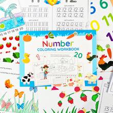 My First Handwriting Practice Book: Simple And Easy-To-Learn Letter/Number Tracing Book, Suitable For 3-5 Year Old Children, Kindergarten And Preschool Practice Writing And Tracing, Can Draw, Paste, Trace And Create Your Own Words, Children's Alphabet Practice Book, Practice Pen Control, Line Tracing, Letters And More! - Multicolor - View 3