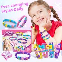 DIY Beaded Bracelet Toy, Handmade Creative Cartoon Bracelet Pendant, Gift For Girls, Holiday Gift, Christmas Gift, Birthday Gift - Multicolor - View 2