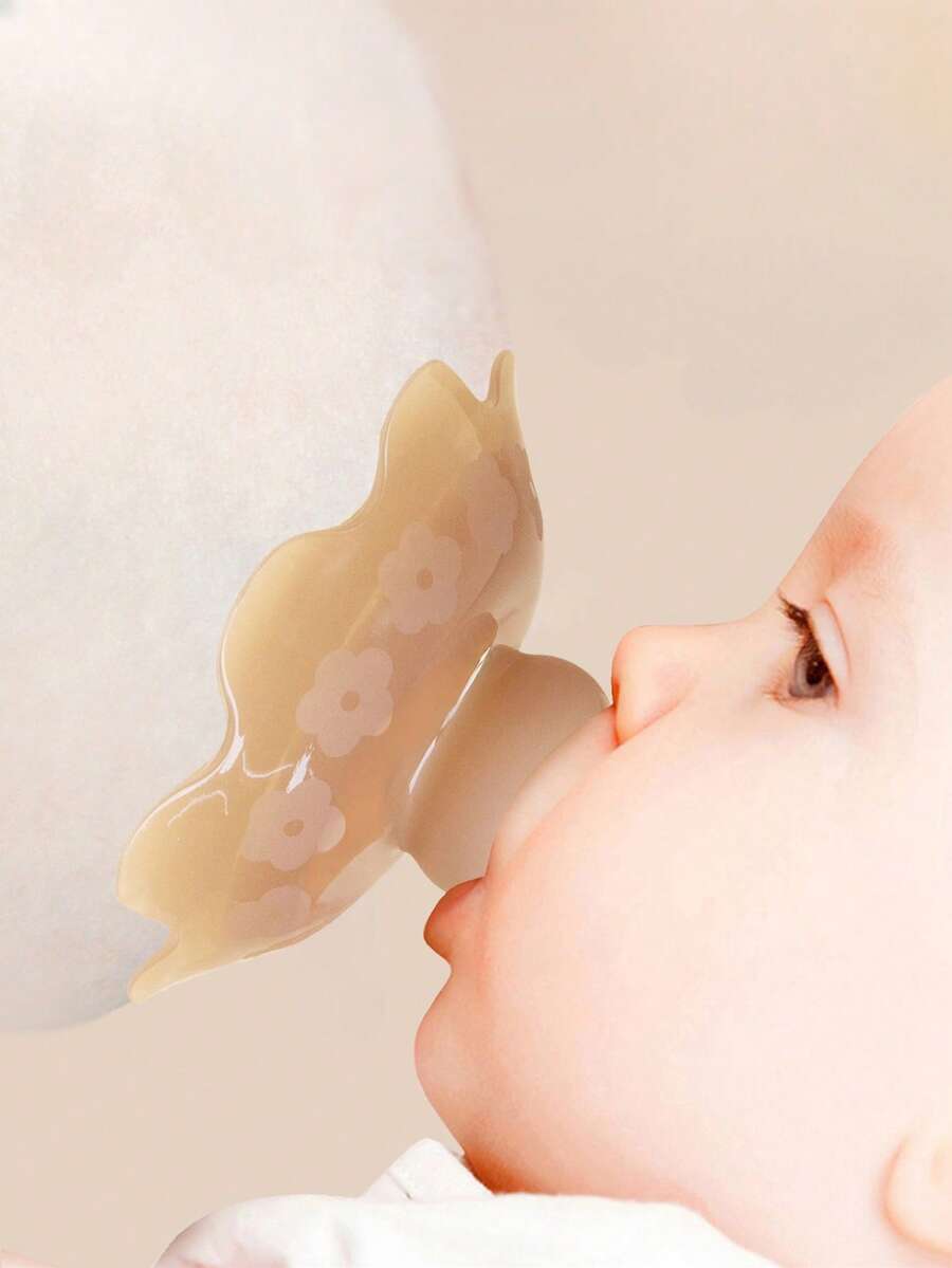 KUNT 1个硅胶哺乳护乳罩，直径28毫米，柔软硅胶乳头保护器，用于母乳喂养，防止咬乳头和乳头内陷
