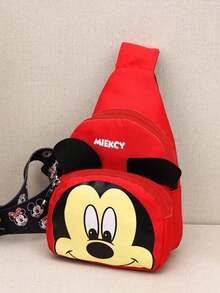 Disney 可爱蝴蝶结设计女士斜挎包 | 休闲外出完美主题礼物 | 实用小巧的单肩包，可装手机、钱包、钥匙 | 返校季必备美妆单品 - 彩色 - 查看 7