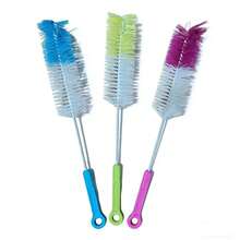 1pc Long Handle Cup Brush, Kitchen Glass Bottle Cleaning Brush, Milk Bottle And Tea Cup Washing Brush, Manual Non-Electric Cleaning Tool - Multicolor - View 11