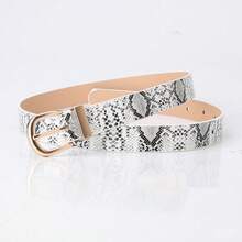 New Women's Belt With Snake Pattern Decoration, Simple Belt, Women's Jeans Belt Paired With Dress Belt - Nhiều màu - Xem 18