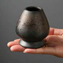 Cerámica gruesa japonesa, soporte paraé Matcha Chasen, cuenco, batidor de bambú, molinillo, herramientas para elé, soporte, accesorios para elé A14E - CXL-C - Ver 4