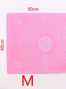 1 Piece Pink Non-Slip Non-Stick Dough Kneading Mat Flour Rolling Mat Mixing Mat - Multicolor - View 9