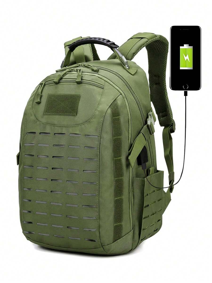 Men Functional Backpacks - Army Green - View 1