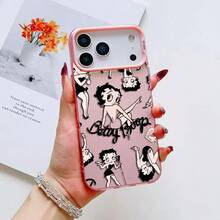 -Betty-BoopS Fashion Phone Case For  17 16 15 14 13 12 11 Pro Max Air Matte Laser Aurora Shockproof Funda.Christmas Accessories.Phone Cases S25 Ultra Phone Case 16 Case Y2k Phone Case 17 Pro Max Case Pink Phone Case Silicone Phone Case Cute Phone Cases 14 Cases - 粉紅5 - 查看 13