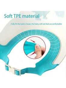 1个婴儿洗发帽，卡通恐龙/皇冠设计，儿童防水洗发帽，护眼护耳浴帽 - 如圖 - 查看 7