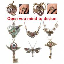 30g/50g Vintage Steampunk Gears, Mixed Steampunk Wheel Alloy Gear Pendant Charms, For Jewelry Making - One Size Fits All - View 10