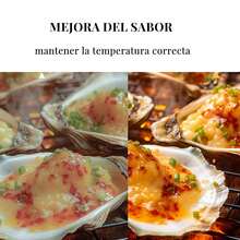 Freidora sin aceite de 8,5 litros, sistema de control táctil inteligente, con ventana de visualización, cesta apta para lavavajillas, funcionamiento silencioso, temporizador y control de temperatura, 8 programas de cocción rápida, cocción saludable sin aceite, apta para el hogar, la oficina y el uso diario. - Gris - Ver 9