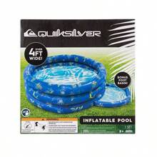 Quiksilver 3 Ring Inflatable Pool With Basin - As Pic - View 1