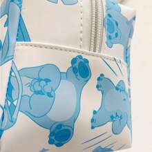 Lilo & Stitch Pochette de rangement portable mignonne - Sac cosmétique en cuir PU élégant pour femmes - Étui multifonction zippé de haute qualité - Parfait pour le maquillage de voyage, les petits articles de toilette et le rangement des accessoires. - Multicolore - Voir 6