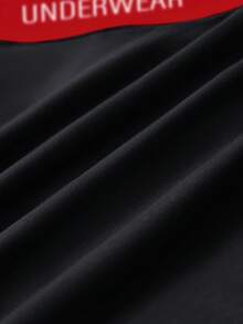 10pcs/Pack Men's Solid Color Premium Black Boxer Briefs, Comfortable Boxer Shorts, Casual Underwear, Plus Size - Multicolor - View 10