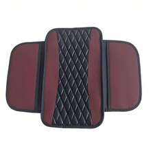 1pc Patchwork Leather Center Console Covers For Cars,Upgraded Arm Rest Cover For Car With Side Storage Pocket For Car Seat Organizer,Middle Console Cover Stylish Car Decoration Fit For Most Cars, Vehicles, SUVs - Style a - View 5