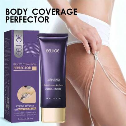 74ml,Tatuaje corrector para cubrir tatuajes corporales marcas de nacimiento para limpiar manchas de piel invisible impermeable hidratante y revitalizante corrector
