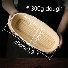 1pc Oval Bread Proofing Basket Liner. Wicker Bread Proofing Basket Liner, For Drying And Storage. - White - View 14
