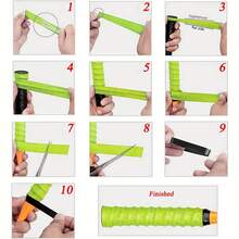 3pcs Dual-Color Dragon Bone Textured Anti-Slip Grip Tape, Suitable For Fishing Rods, Pliers, Oars - Adhesive Backed Design, Sweat & Slip Resistant, Enhances Control, Ideal For Fishing Enthusiasts - Multicolor - View 3