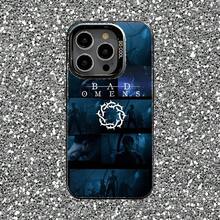 Funda de teléfono Rock Bad O-Omens para 17,16,15,14,13,12,11,Pro,Max,Plus, cubierta mate negra a prueba de golpes - z2 - Ver 11