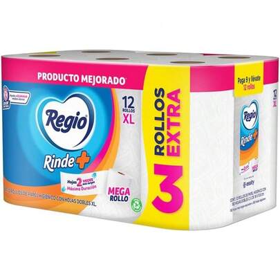 Papel Higienico 12 Rollos Suave Doble Capa Paquete Economico Extra Ahorro Baño Hogar Oficina