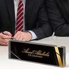 1 Stück personalisiertes Acrylglas Büro Schreibtisch Namensschildchen, luxuriöser Retro-Stil, individuell gestaltetes Büro Schreibtisch Namensschildchen, Büro Schreibtisch Dekoration, Büro Zubehör, Lehrer Chef Kollege Mitarbeiter Dankeschön Geschenk (Gravur Muster 1), individualisiertes Geschenk, Geburtstag Abschluss Dekoration, Feiertags Kalender - Verschiedenfarbig - Übersicht 35