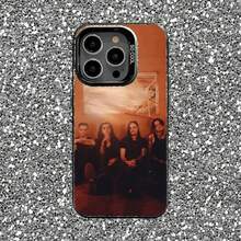 Funda de teléfono Rock Bad O-Omens para 17,16,15,14,13,12,11,Pro,Max,Plus, cubierta mate negra a prueba de golpes - z2 - Ver 6