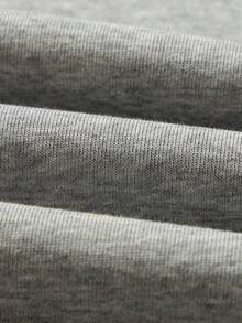 Sudadera con capucha para hombre,ropa urbana vintage americana de temporada primavera/otoño: prenda exterior informal para estudiantes, versátil, oversize, atrevida y elegante. - Gris - Ver 5