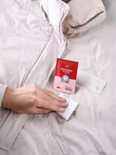 Wet Wipes For Down Jackets, Strong Stain Remover, Oil Stain Cleaner, Dry Cleaning Agent, Household & Portable Wet Wipes For Clothes, Bedding, Furniture, Appliances, Highly Effective Stain Removal, Best Seller