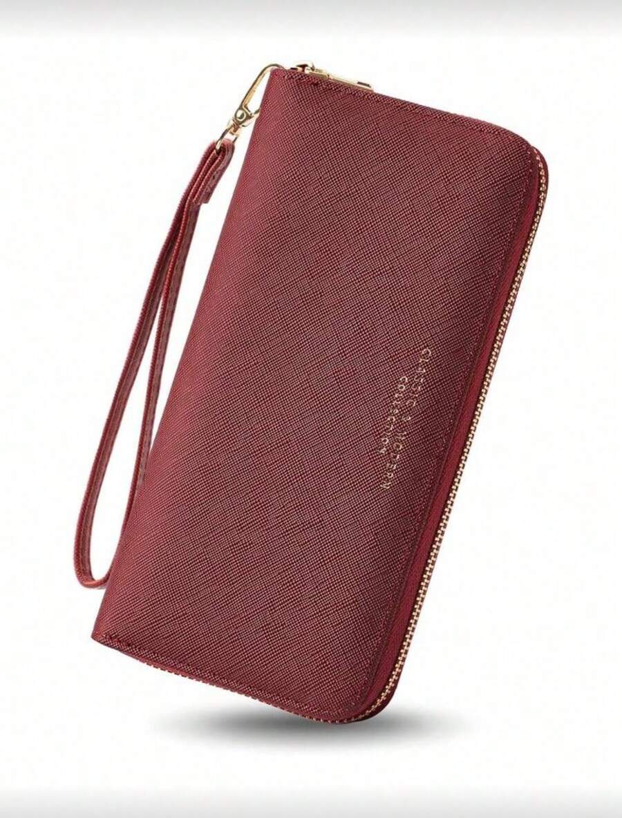 YUQING.FC. Cartera Gran Capacidad Multicapa, Bolso Mano Con Cremaller T9612-042
