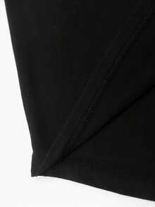 Chechen T-Shirt With A Design On The Back, Perfect For A Gift. - 黑色 - 查看 4